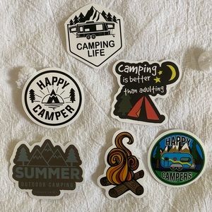 Happy Camper Sticker Pack